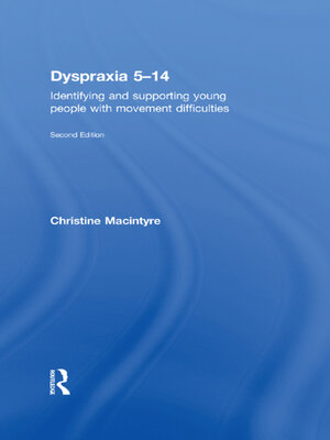 cover image of Dyspraxia 5-14